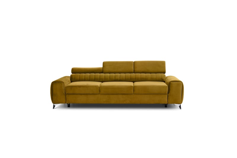 Laurece Sovesofa 3-personers - Gul - Møbler - Sofaer - Sovesofaer