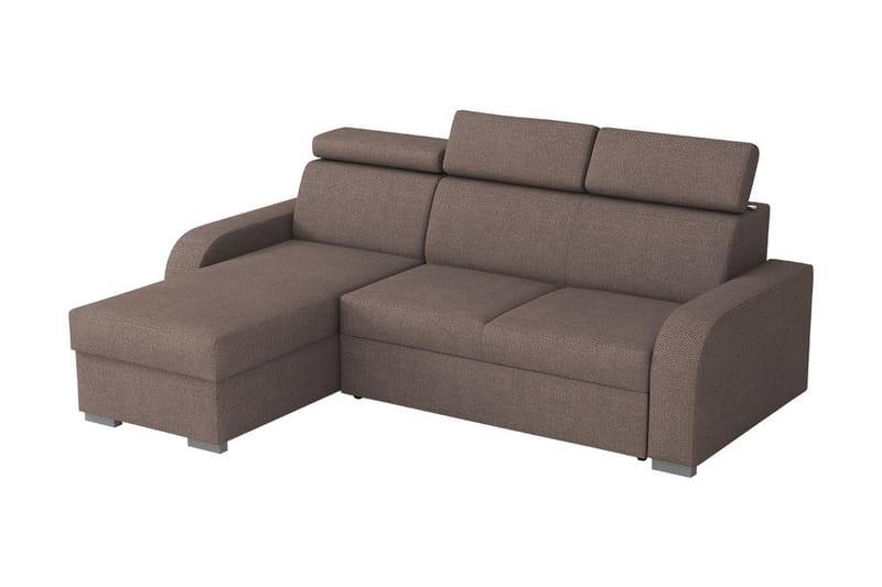 Lavona Chaiselongsofa Vendbar - Brun - Møbler - Sofaer - Sovesofaer