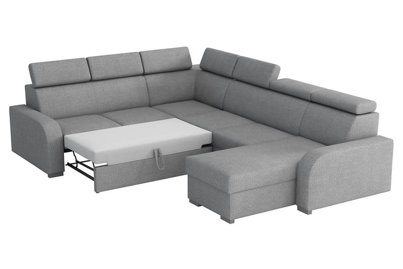 Lavona Hjørnesofa Large - Brun - Møbler - Sofaer - Sovesofaer