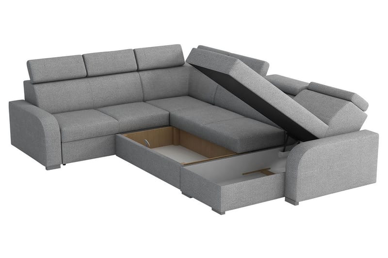 Lavona Hjørnesofa Large - Brun - Møbler - Sofaer - Sovesofaer