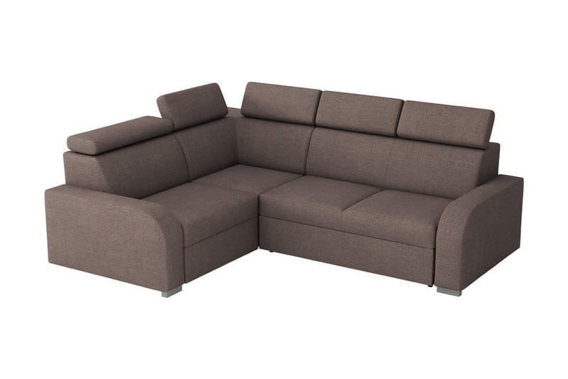 Lavona Hjørnesovesofa Vendbar - Brun - Sovesofaer - Hjørnesovesofa