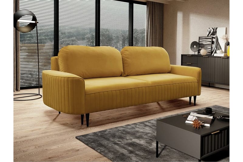 Laytown 2-personers Sovesofa - Gul - Sovesofaer - 2 personers sovesofa