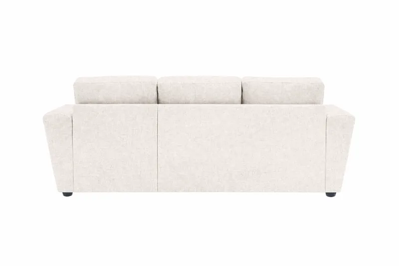 Leia 3-personers vendbar sovesofa med chaiselong og opbevaring - Beige - Møbler - Sofaer - Sovesofaer