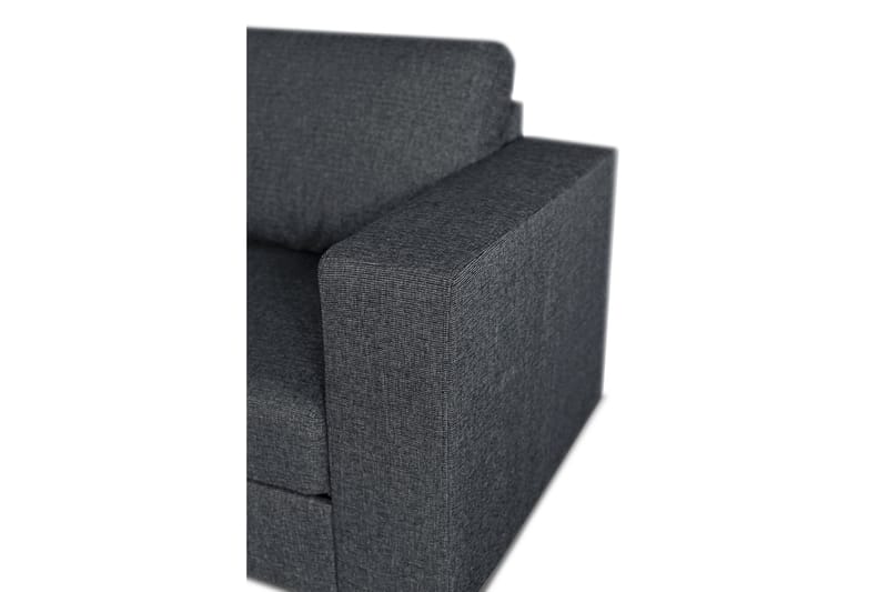Leo Sovesofa 3-pers med Chaiselong Venstre - Mørkegrå - Møbler - Sofaer - Sovesofaer