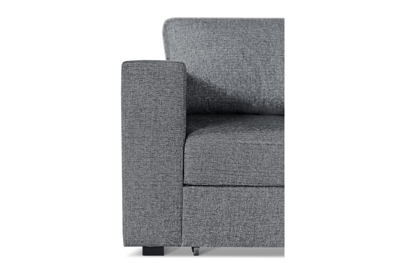 Leo Sovesofa 3-pers med Chaiselong Højre - Grå - Møbler - Sofaer - Sovesofaer