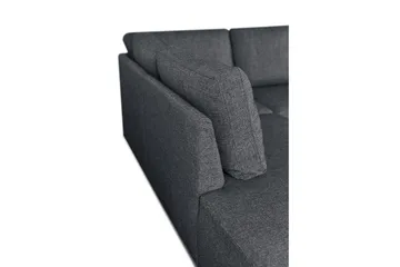 Leo Sovesofa 3-pers med Chaiselong Venstre - Mørkegrå - Møbler - Sofaer - Sovesofaer