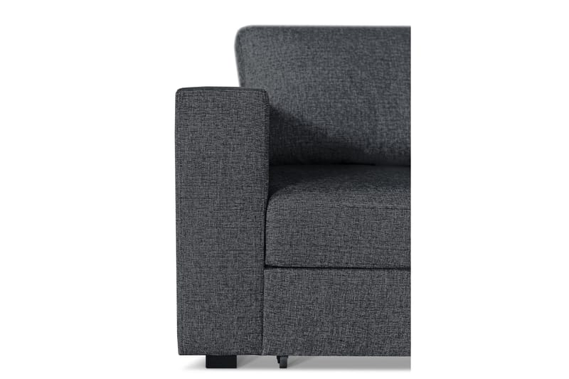 Leo Sovesofa 3-pers med Chaiselong Højre - Mørkegrå - Møbler - Sofaer - Sovesofaer