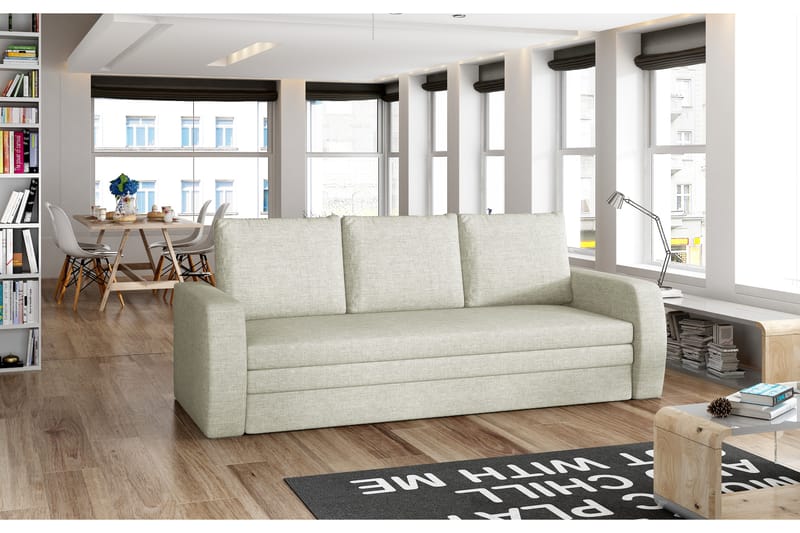 Lerma sovesofa - Beige - Sovesofaer - 3 personers sovesofa