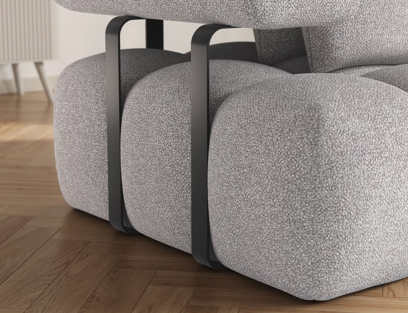 Levvi 3-personers boblende sovesofa med divan, højre - Paolli 04 - Møbler - Sofaer - Sovesofaer
