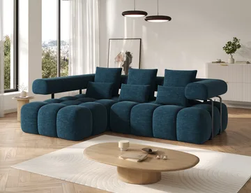 Levvi 3-personers Bubblig sovesofa med divan venstre - Manhattan 40 - Møbler - Sofaer - Sovesofaer
