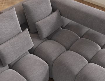 Levvi 3-personers boblende sovesofa med divan, højre - Manhattan 03 - Møbler - Sofaer - Sovesofaer