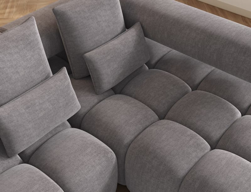 Levvi 3-personers boblende sovesofa med divan, højre - Manhattan 03 - Møbler - Sofaer - Sovesofaer