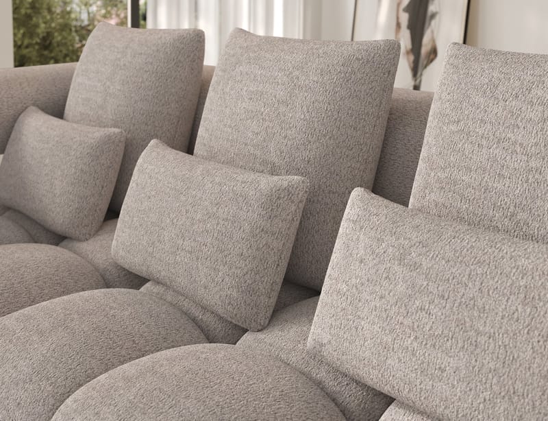Levvi 3-personers Bubblig sovesofa med divan venstre - Royal 18 - Møbler - Sofaer - Sovesofaer
