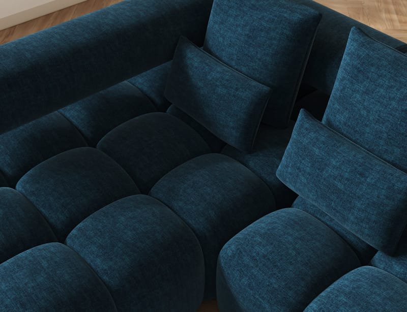 Levvi 3-personers Bubblig sovesofa med divan venstre - Manhattan 40 - Møbler - Sofaer - Sovesofaer