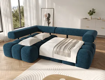 Levvi 3-personers Bubblig sovesofa med divan venstre - Manhattan 40 - Møbler - Sofaer - Sovesofaer