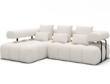 Levvi 3-personers Bubblig sovesofa med divan venstre - Jaffray 01 - Møbler - Sofaer - Sovesofaer