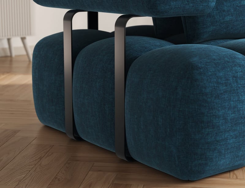 Levvi 3-personers boblende sovesofa med divan, højre - Manhattan 40 - Møbler - Sofaer - Sovesofaer