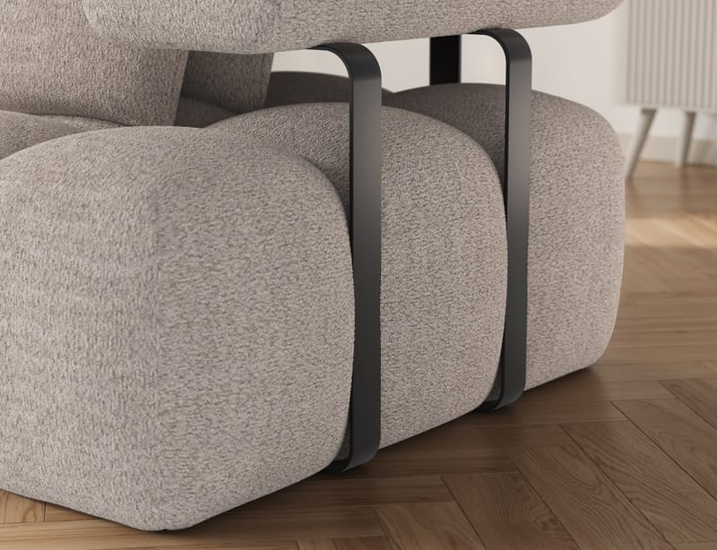 Levvi 3-personers Bubblig sovesofa med divan venstre - Royal 18 - Møbler - Sofaer - Sovesofaer