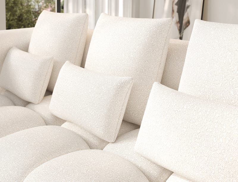 Levvi 3-personers Bubblig sovesofa med divan venstre - Jaffray 01 - Møbler - Sofaer - Sovesofaer