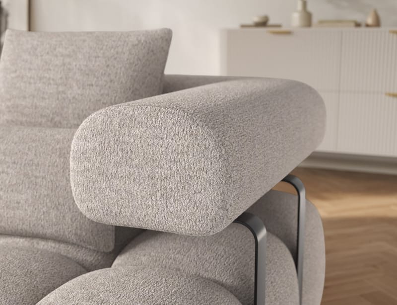 Levvi 3-personers Bubblig sovesofa med divan venstre - Royal 18 - Møbler - Sofaer - Sovesofaer