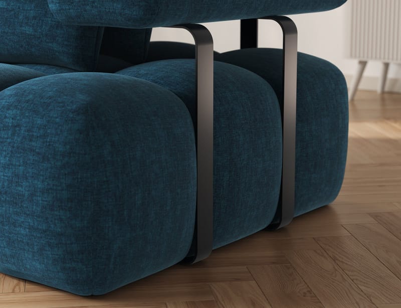 Levvi 3-personers Bubblig sovesofa med divan venstre - Manhattan 40 - Møbler - Sofaer - Sovesofaer