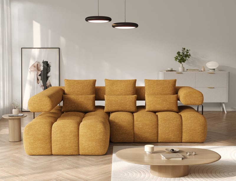 Levvi 3-personers Bubblig sovesofa med divan venstre - Manhattan 45 - Møbler - Sofaer - Sovesofaer