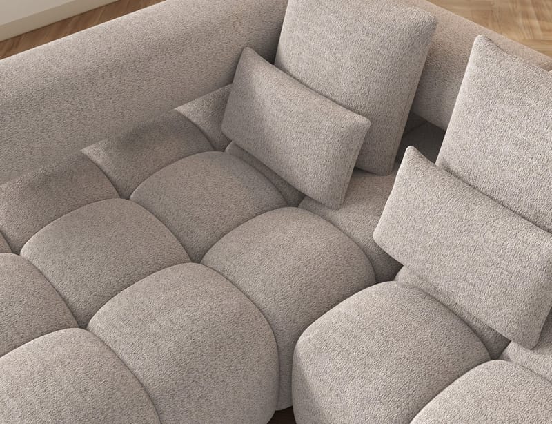 Levvi 3-personers Bubblig sovesofa med divan venstre - Royal 18 - Møbler - Sofaer - Sovesofaer