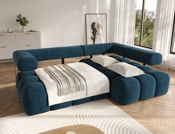 Levvi 3-personers boblende sovesofa med divan, højre - Manhattan 40 - Møbler - Sofaer - Sovesofaer
