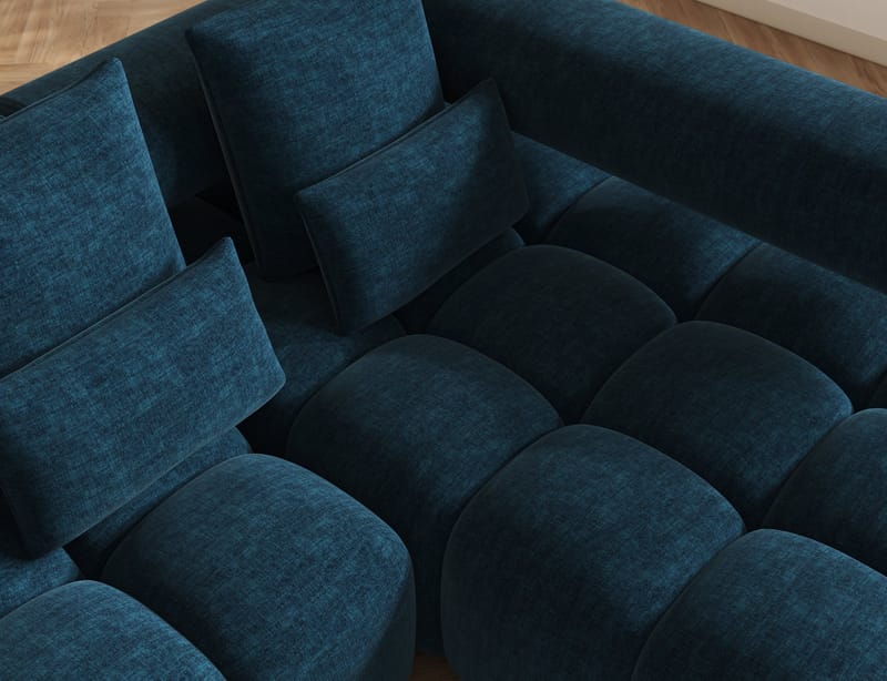 Levvi 3-personers boblende sovesofa med divan, højre - Manhattan 40 - Møbler - Sofaer - Sovesofaer