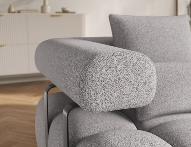 Levvi 3-personers boblende sovesofa med divan, højre - Paolli 04 - Møbler - Sofaer - Sovesofaer