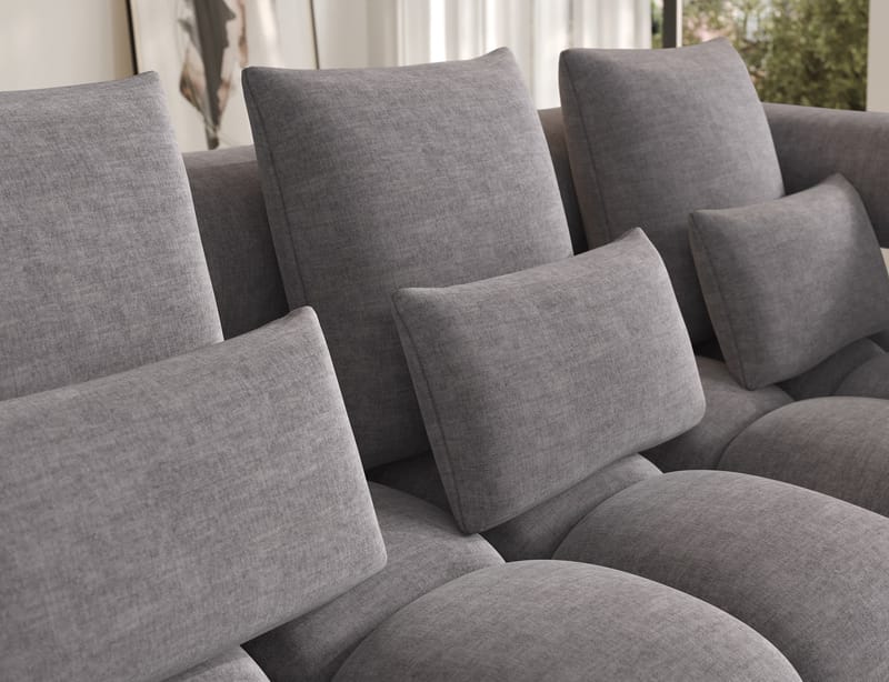 Levvi 3-personers boblende sovesofa med divan, højre - Manhattan 03 - Møbler - Sofaer - Sovesofaer