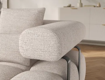 Levvi 3-personers Bubblig sovesofa med divan venstre - Bazalt 18 - Møbler - Sofaer - Sovesofaer