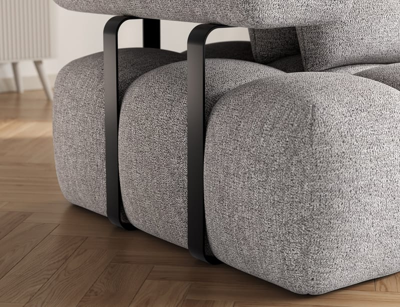 Levvi 3-personers boblende sovesofa med divan, højre - Coralline 03 - Møbler - Sofaer - Sovesofaer