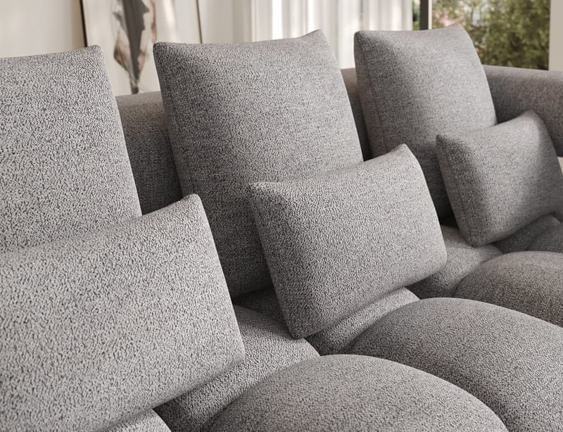 Levvi 3-personers boblende sovesofa med divan, højre - Coralline 03 - Møbler - Sofaer - Sovesofaer