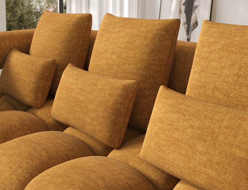 Levvi 3-personers Bubblig sovesofa med divan venstre - Manhattan 45 - Møbler - Sofaer - Sovesofaer