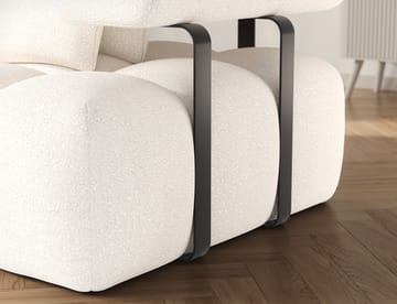Levvi 3-personers Bubblig sovesofa med divan venstre - Jaffray 01 - Møbler - Sofaer - Sovesofaer