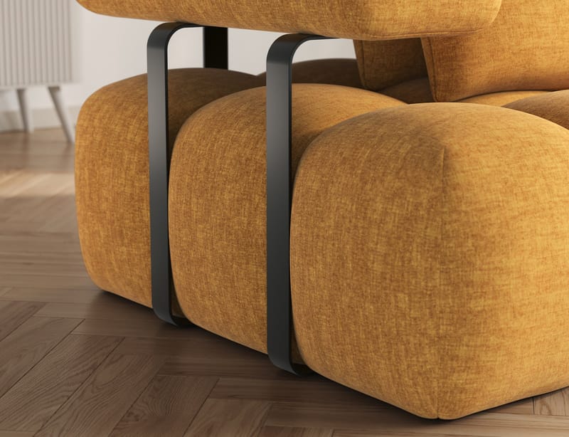 Levvi 3-personers boblende sovesofa med divan, højre - Manhattan 45 - Møbler - Sofaer - Sovesofaer