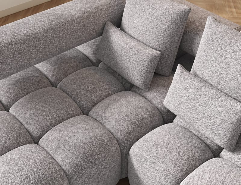 Levvi 3-personers Bubblig sovesofa med divan venstre - Paolli 04 - Møbler - Sofaer - Sovesofaer