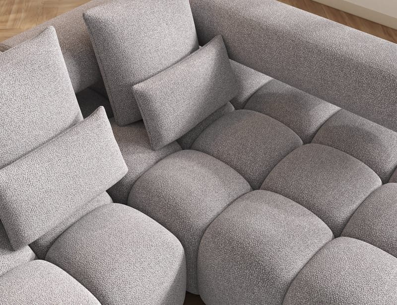 Levvi 3-personers boblende sovesofa med divan, højre - Paolli 04 - Møbler - Sofaer - Sovesofaer