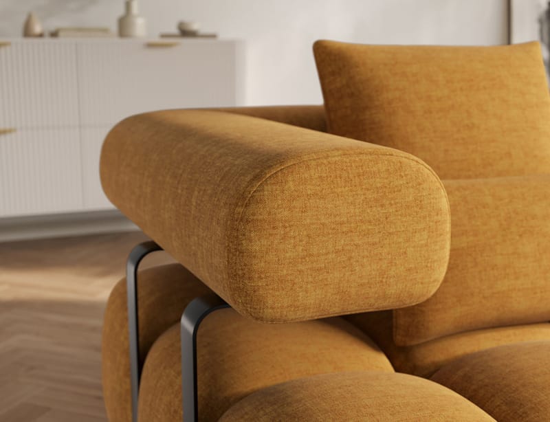 Levvi 3-personers boblende sovesofa med divan, højre - Manhattan 45 - Møbler - Sofaer - Sovesofaer