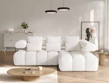 Levvi 3-personers boblende sovesofa med divan, højre - Jaffray 01 - Møbler - Sofaer - Sovesofaer