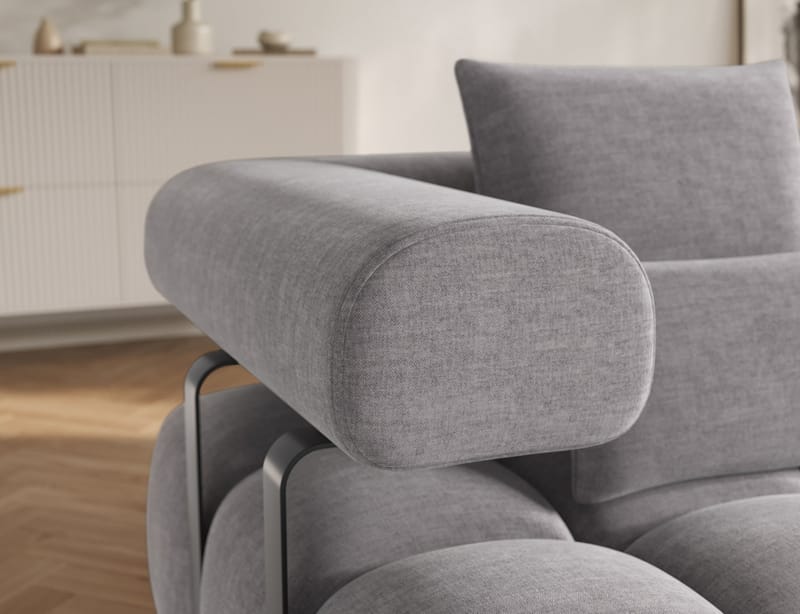 Levvi 3-personers boblende sovesofa med divan, højre - Manhattan 03 - Møbler - Sofaer - Sovesofaer