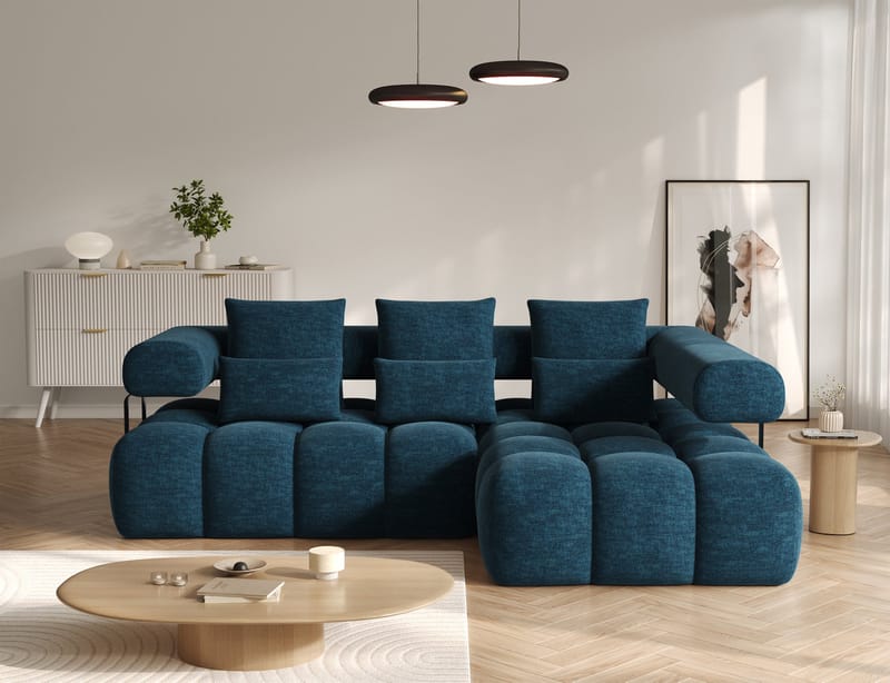 Levvi 3-personers boblende sovesofa med divan, højre - Manhattan 40 - Møbler - Sofaer - Sovesofaer