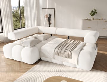 Levvi 3-personers Bubblig sovesofa med divan venstre - Jaffray 01 - Møbler - Sofaer - Sovesofaer