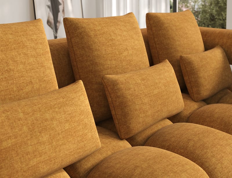 Levvi 3-personers boblende sovesofa med divan, højre - Manhattan 45 - Møbler - Sofaer - Sovesofaer