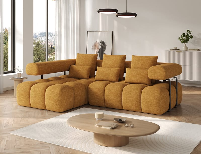 Levvi 3-personers Bubblig sovesofa med divan venstre - Manhattan 45 - Møbler - Sofaer - Sovesofaer