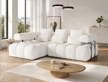 Levvi 3-personers Bubblig sovesofa med divan venstre - Jaffray 01 - Møbler - Sofaer - Sovesofaer
