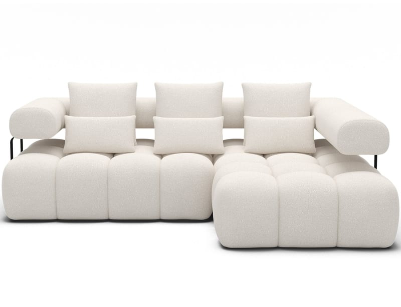 Levvi 3-personers boblende sovesofa med divan, højre - Jaffray 01 - Møbler - Sofaer - Sovesofaer