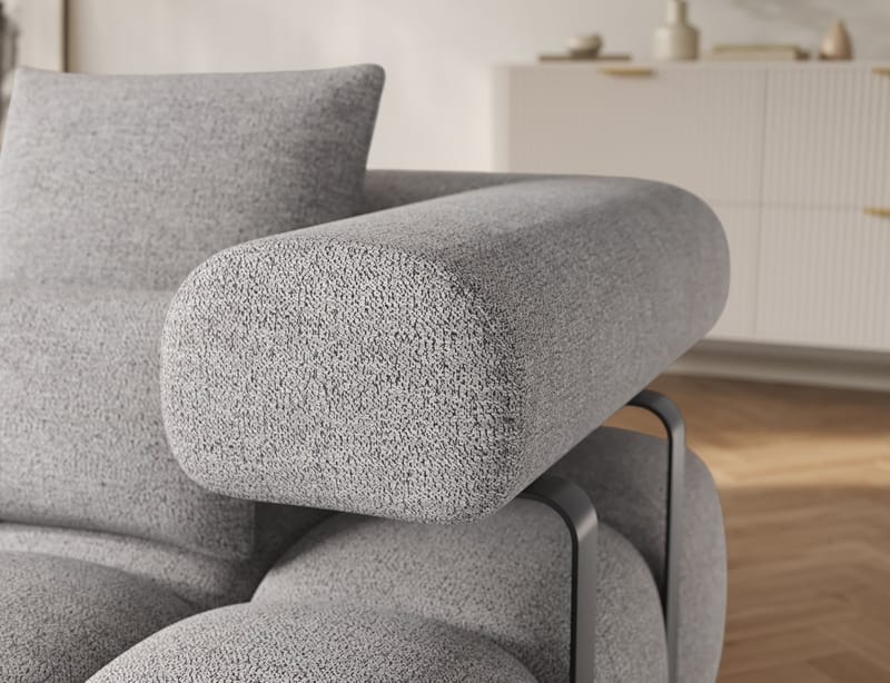 Levvi 3-personers Bubblig sovesofa med divan venstre - Coralline 03 - Møbler - Sofaer - Sovesofaer