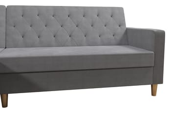 Liberty Chaiselongsovesofa Grå - CosmoLiving - Møbler - Sofaer - Sovesofaer - Sovesofa chaiselong